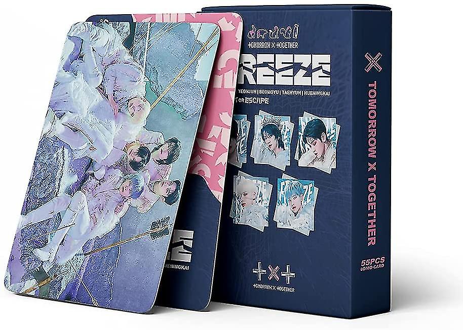 Txtロモカード55pcsポスターカードTxtフリーズアルバムカードミニカードTxtファン用