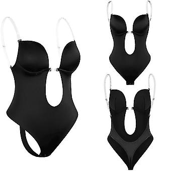 Vrouwen Plunging Deep V-hals Body Shaper Strapless Backless Shapewear