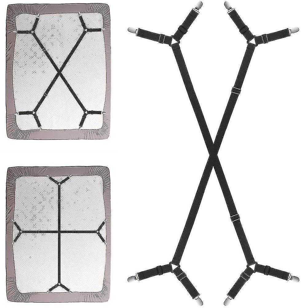 Bed Sheet Tensioners, Adjustable Triangular Tensioners For Bed Sheets