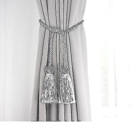 1pcs Boho Chic Curtain Tiebacks Decorative Curtain Holdbacks With Double Tassel