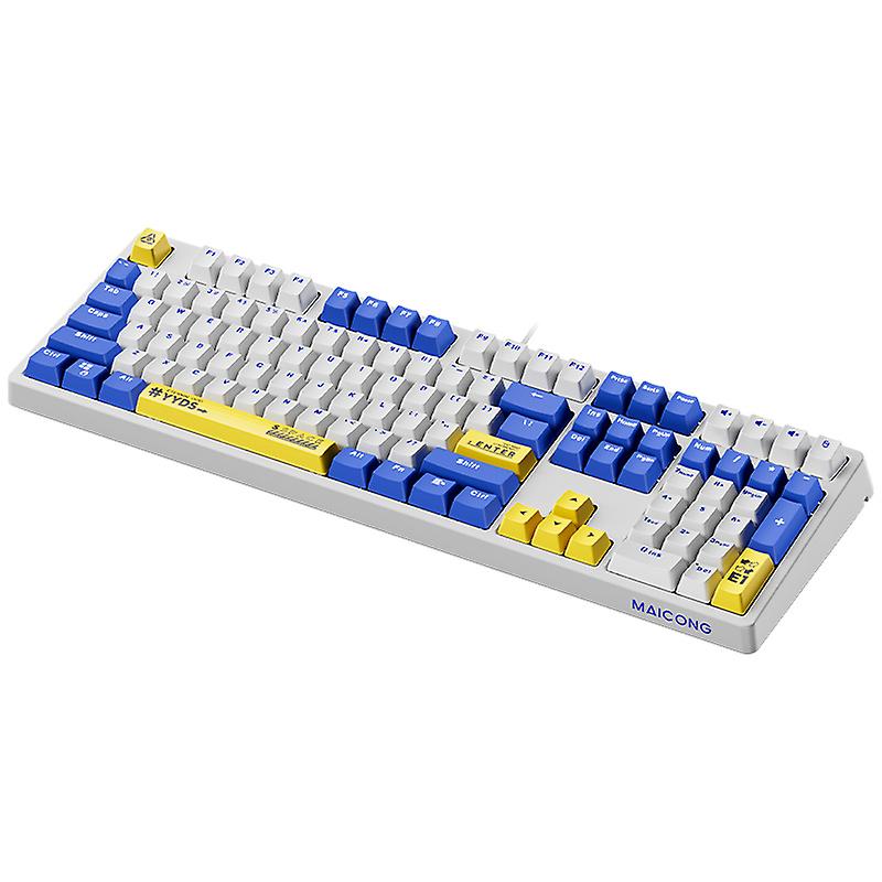 Gaming Mechanical Keyboard 108 Keys Pbt Keycaps Ergonomic Gaming Wired Computer Keyboard For Mac /win