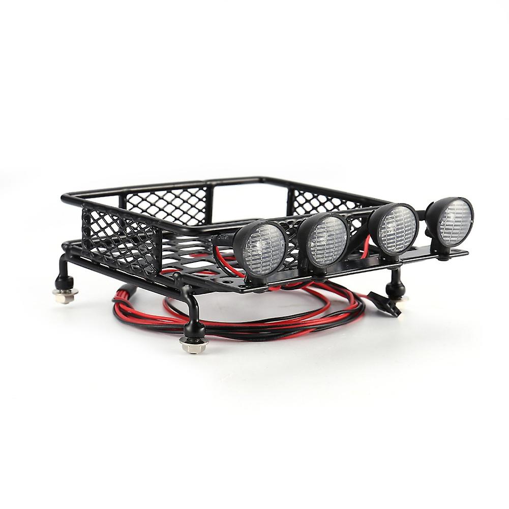 Metal 115x107mm Luggage Carrier Roof Rack With Spotlights | Fruugo UK