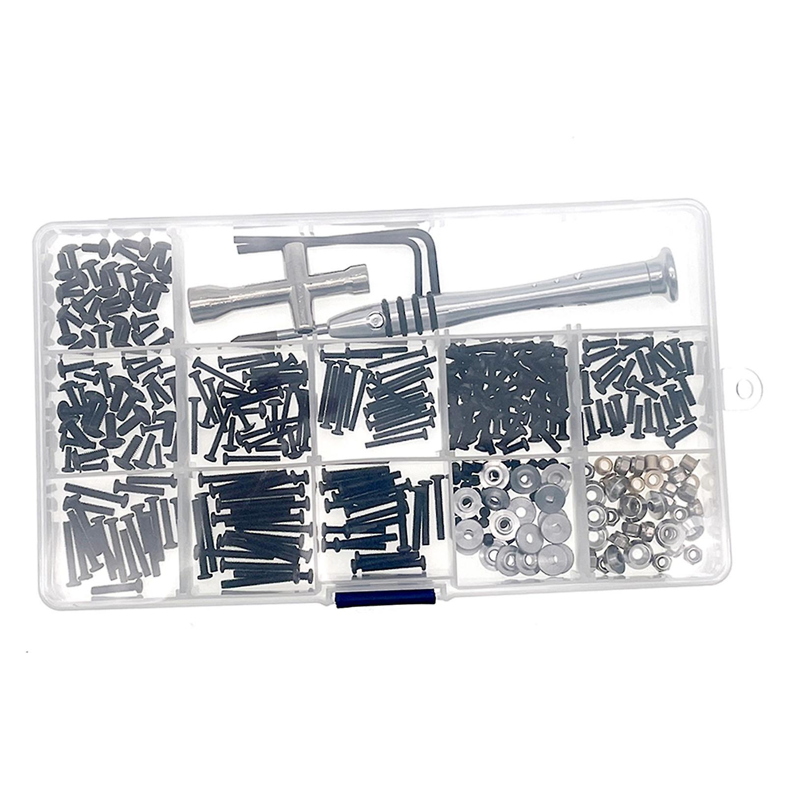 RC Screw Kit with Box Hardware Fasteners Accessories for WPL 1:12 RC Crawler