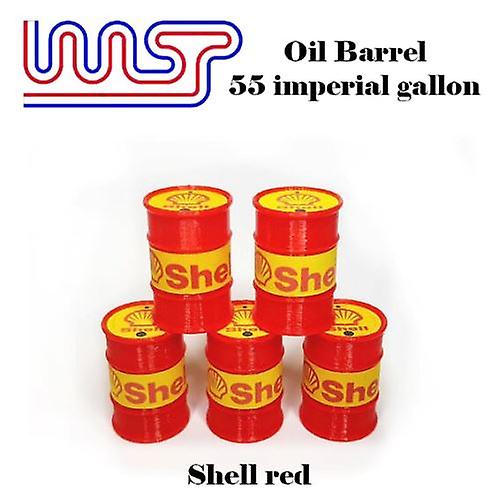 Shell Red 5 x Barrel Drum 1:32 Scale Slot Car Track Scenery Wasp