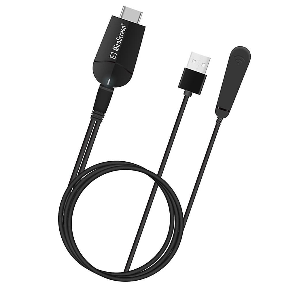 5G+2.4G Dual Band Wifi Display Receiver 1080P HDMI Dongle Black for HDTV PC