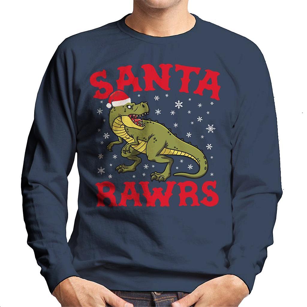 Vánoční košile-Santa rawrs Men ' s