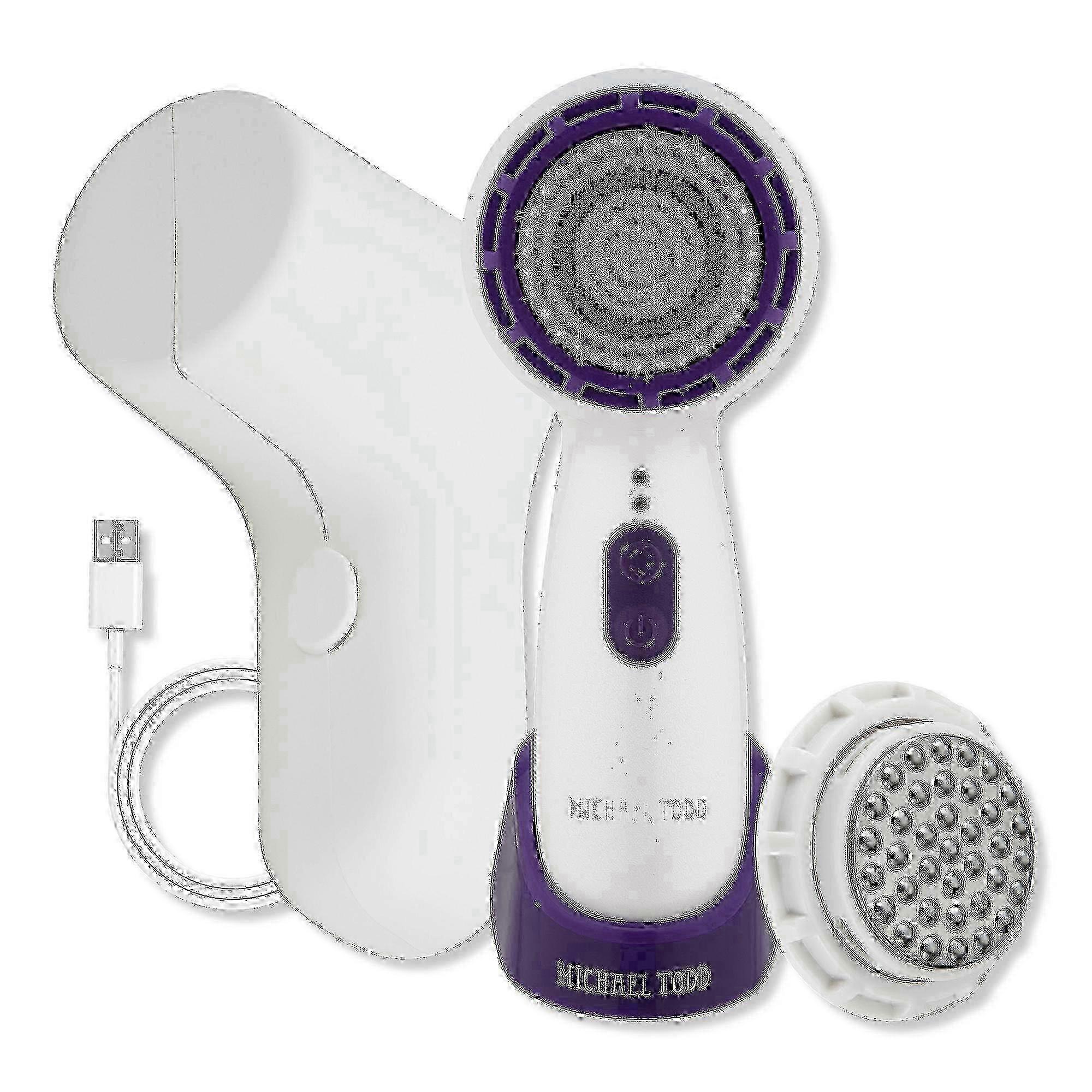 Michael Todd Beauty Soniclear Petite Antimicrobial Facial Sonic Skin Cleansing Brush, Pearl White, 1 Ea