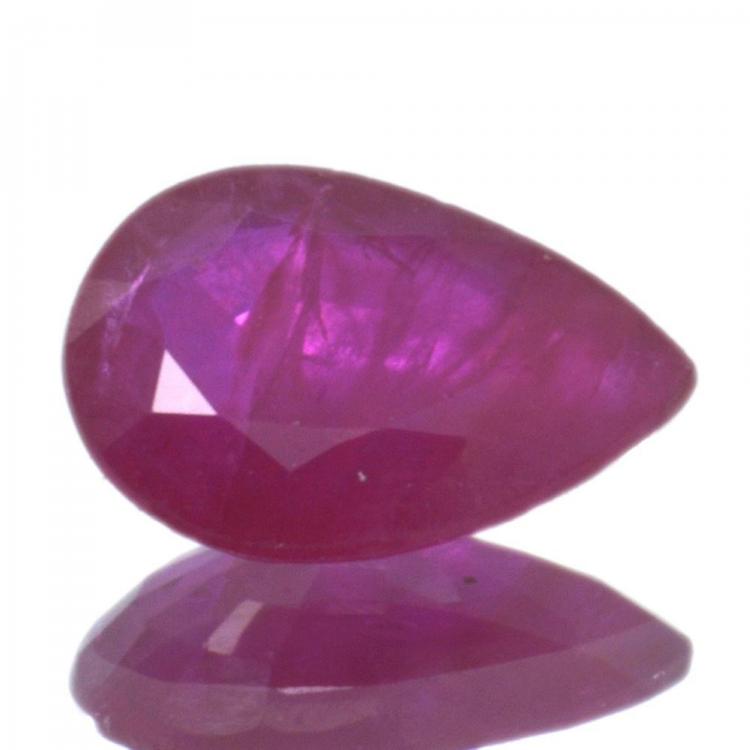 1.04ct Ruby Pear Cut awo30