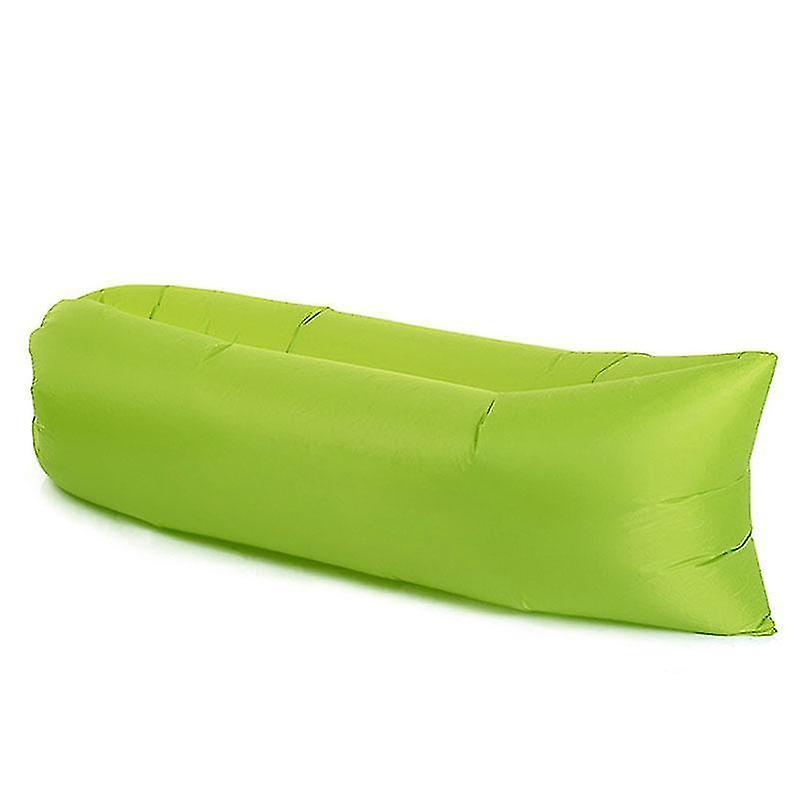 Green Camping Chair Beach Picnic Inflatable Sofa Sleeping Bag air Bed
