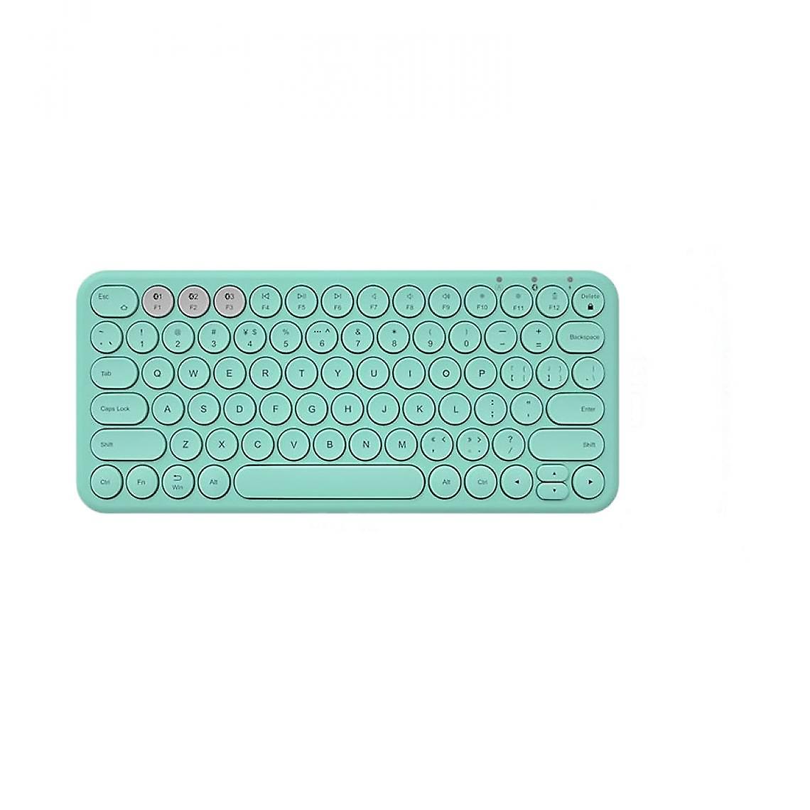 Wireless Silence Mini Gaming Keyboard Mouse Combo Round Button Magic Keyboard Mouse Kit For Ipad Cell Phones Hp Pc Gamers | Keyboard (pink)