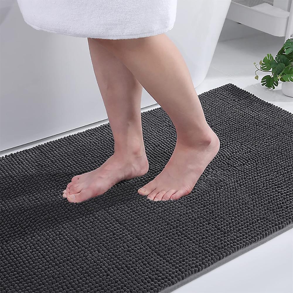 Non-Slip Bath Mat, Simple Bathroom Rug, Soft Absorbent