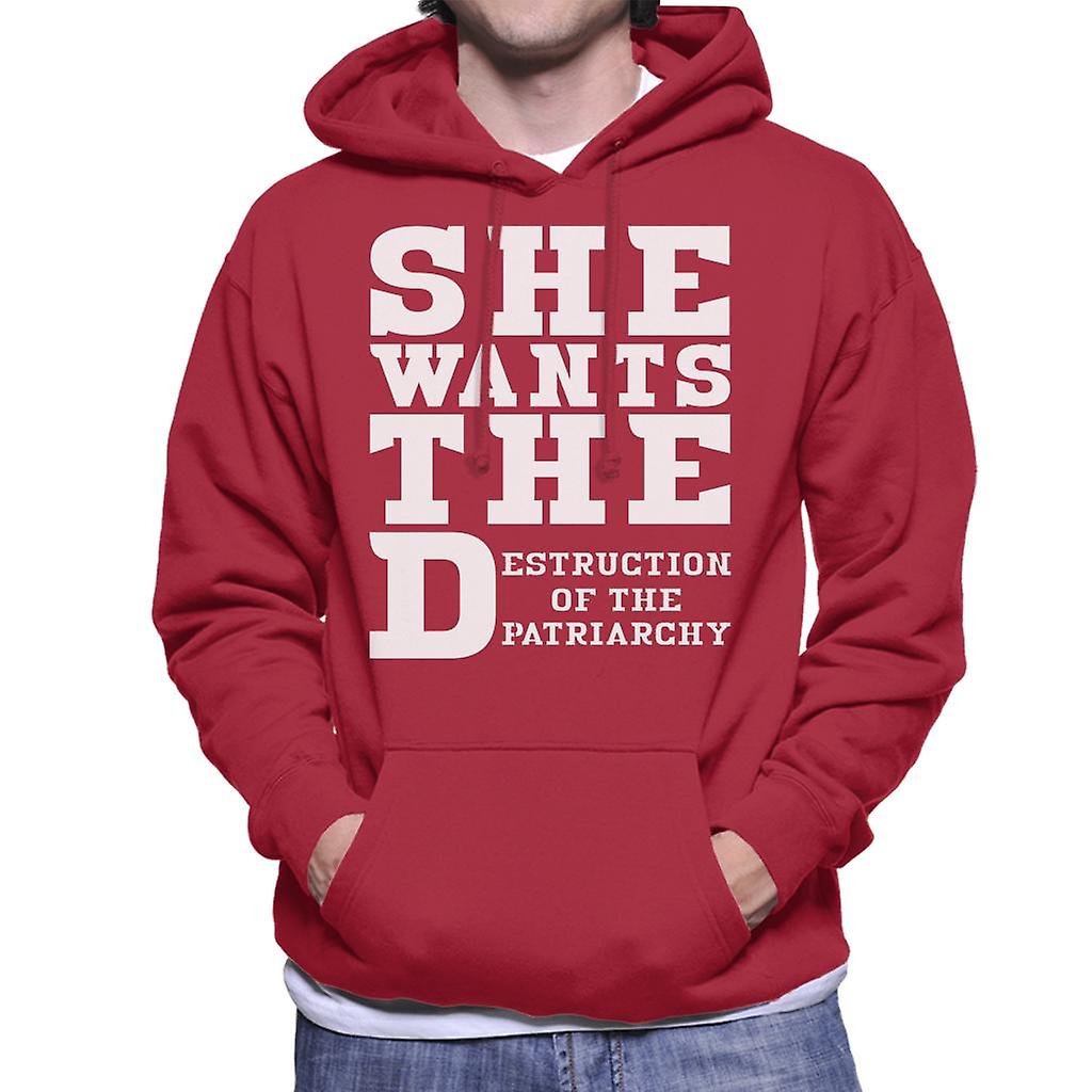 Anti menn ødeleggelse av den Patriarchy Hettegenser