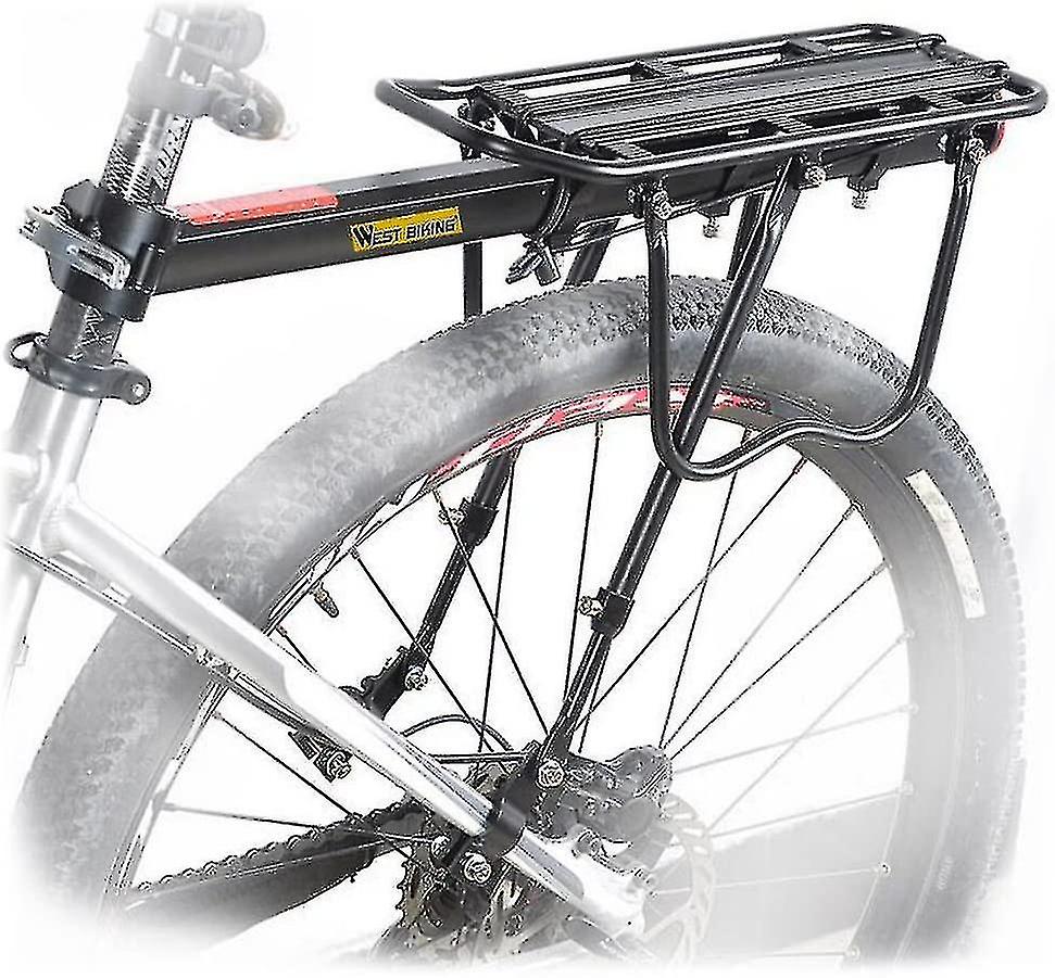 110lb Capacity Almost Universal Adjustable Bike Cargo Rack Cycling Equipment Stand Footsto