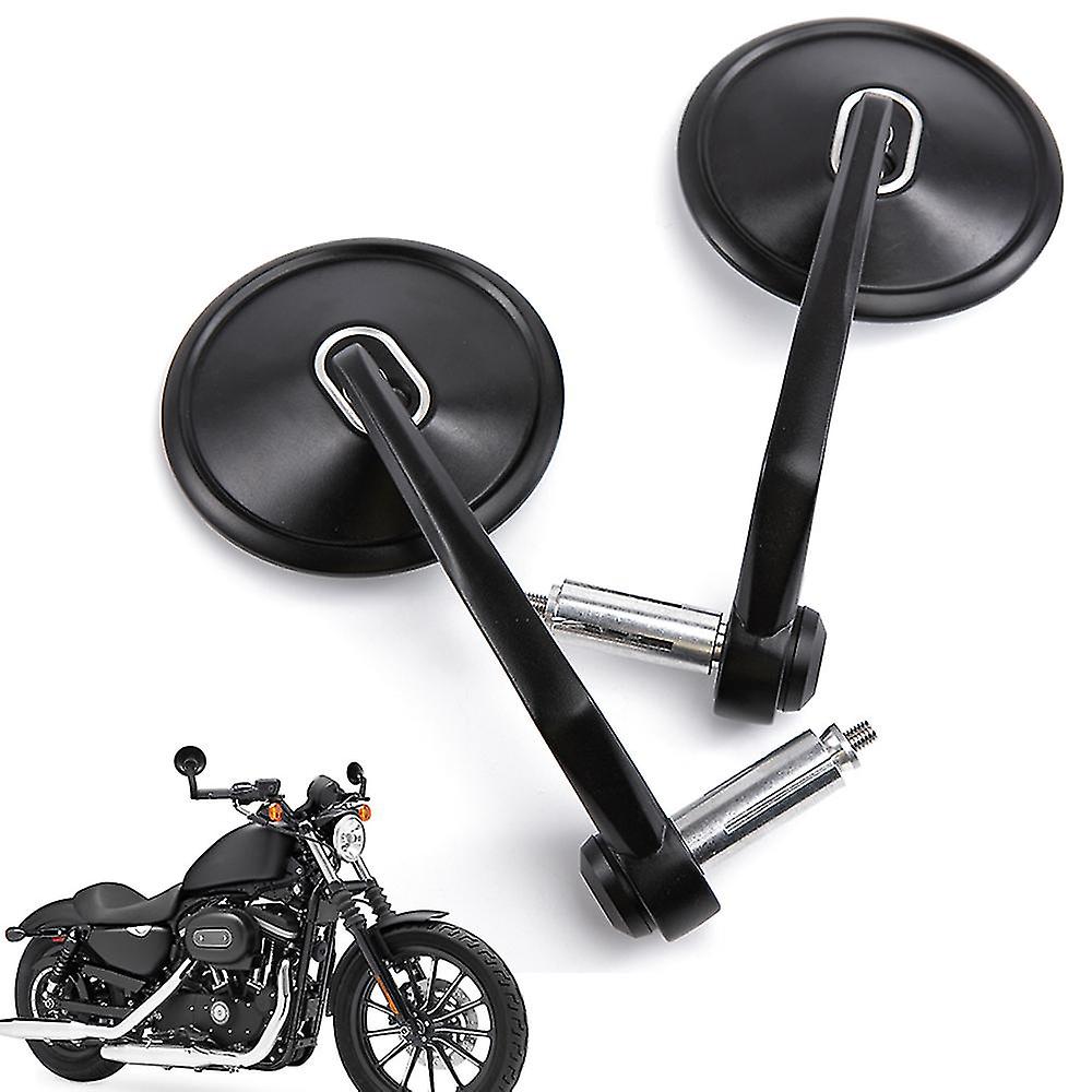 Cnc Motorcycle Handlebar Mirror E-mark Rearview Bar End Mirrors For Honda Cb500x Pcx Msx 125 Shadow R1200gs For Yamaha Mt09 07