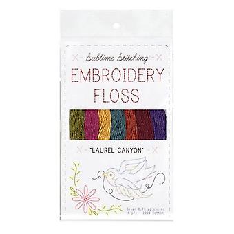 Sublime Stitching Embroidery Threads Laurel Canyon - per pack of 7