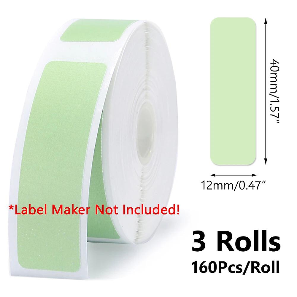 1/3 Rolls For Niimbot D11 Label Sticker D110 D11 Label Paper Self-adhesive Labels Waterproof Labels For Niimbot D110 Printer