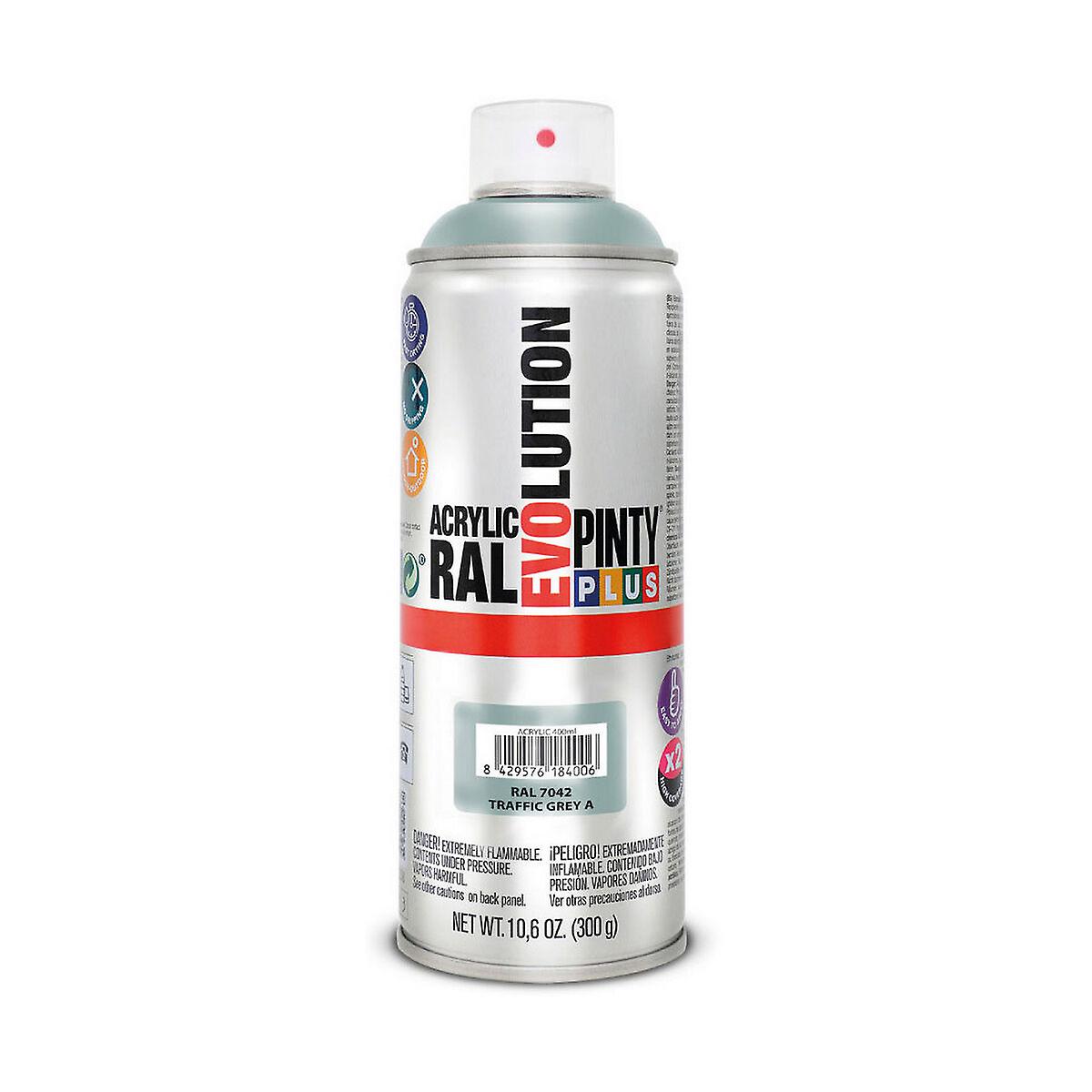 Spray paint Pintyplus Evolution RAL 7042 400 ml Traffic Grey