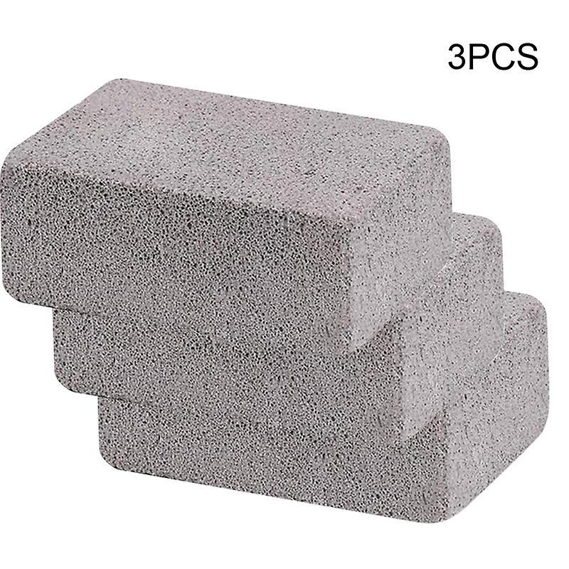 Grill Griddle Cleaning Brick Block 4pcs Grill Cleaning Brick De-Scaling Cleaning Stone for Removing