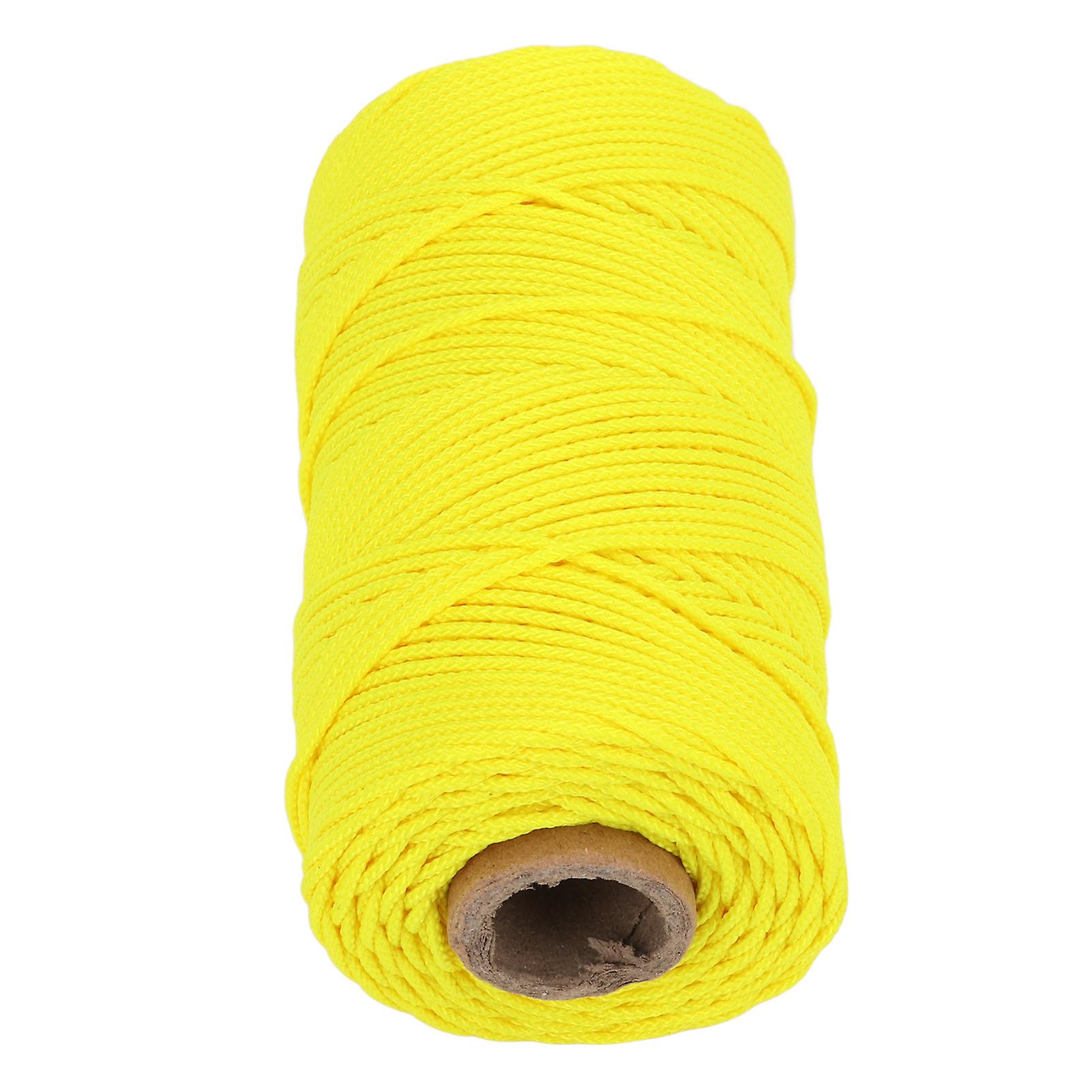 Underwater Finger Spool Reel Cord Wearproof Underwater Finger Spool Reel Round Line Fluorescent Yellow83m / 90.8yd