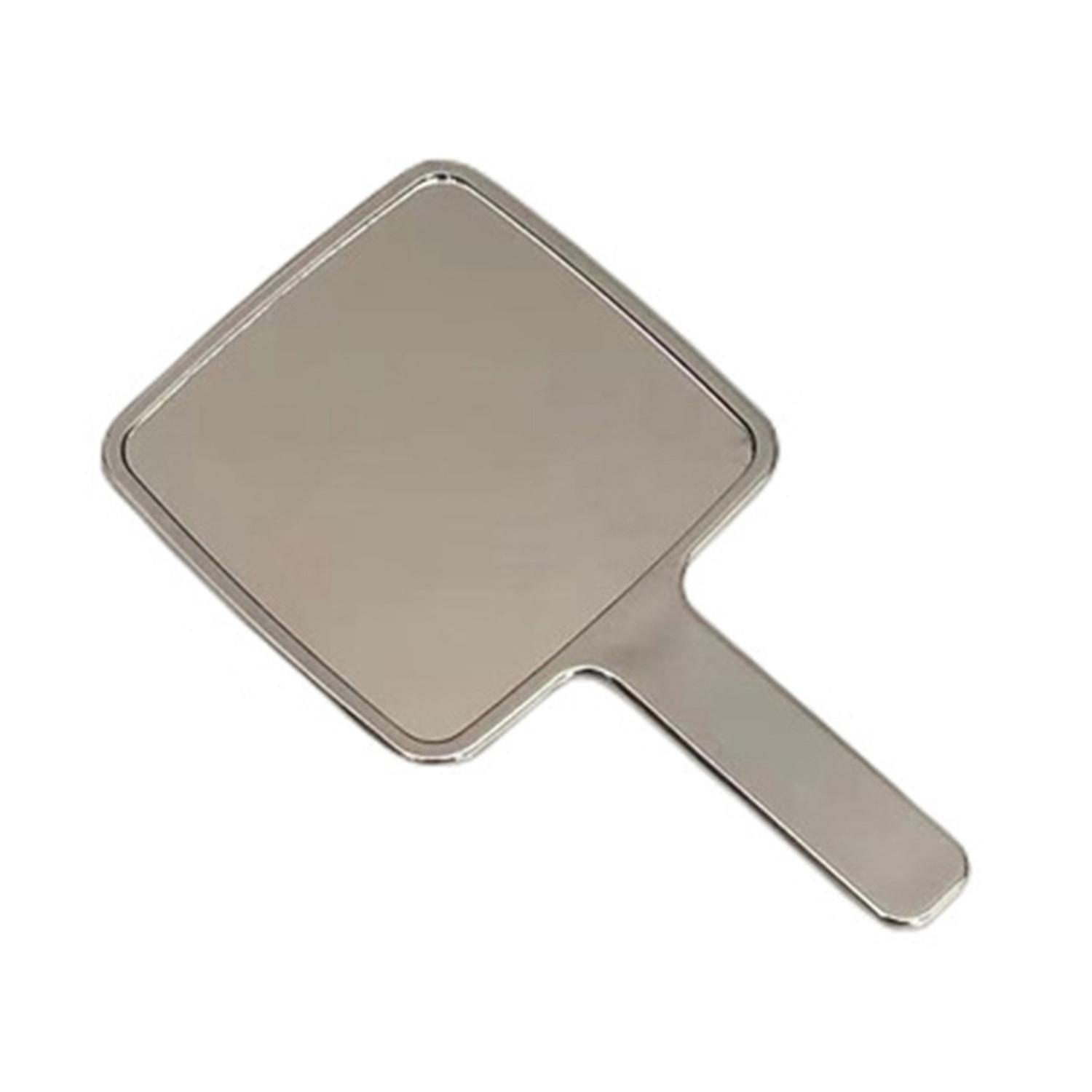 Makeup Mirror Reusable Compact Clear Exquisite Round/Square Waterflow Texture Handheld Travel Mirror