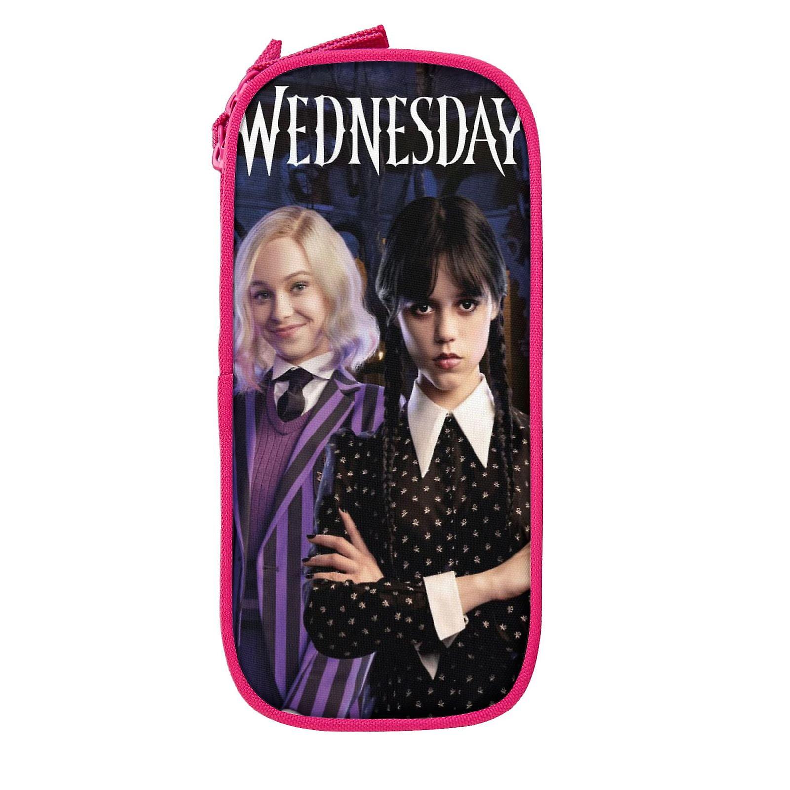 יום רביעי מארז עיפרון בקיבולת גדולה, תיק עט עיפרון אחסון גדול תיק עט עם רוכסן, עיפרון Caser