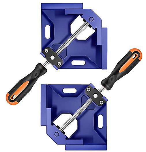 Angle Clamps, [Pack of 2] Single Handle 90 Aluminum Angle Clamps, Angle Clamp Tool