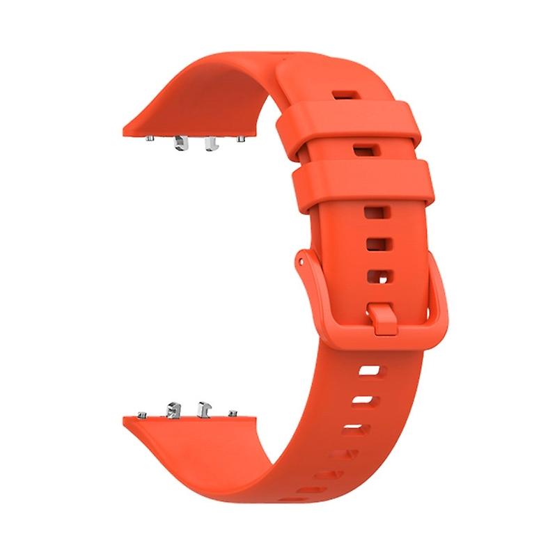 Solid Color Buckle Silicone Strap For Samsung Galaxy Fit 3