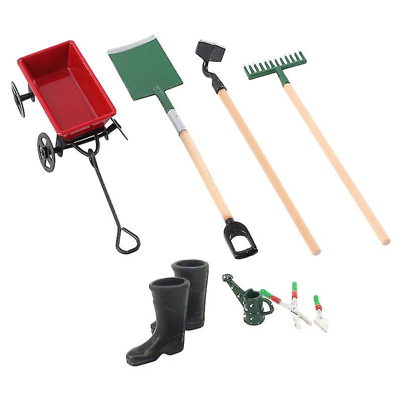 8pcs Dollhouse Garden Tool