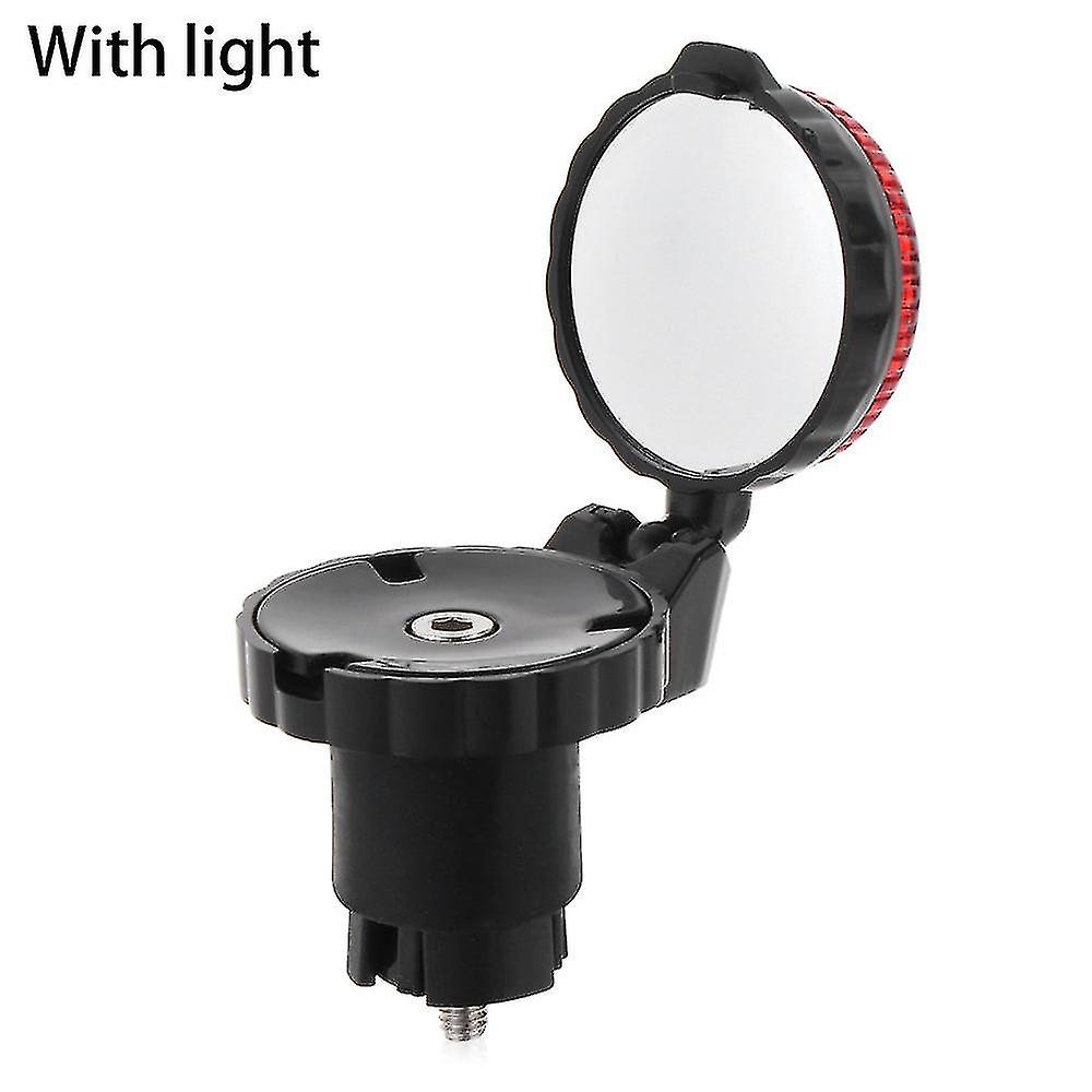 Small Rotary Folding Cycling Bicycle Mirror Handlebar Rearview Mirror Handle Plug Reflector Special Road Mtb Bike Accessories-k-rx