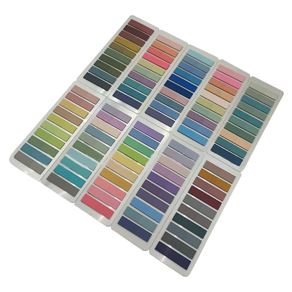 Sticky Tabs Writable Morandi Translucent Book Markers Sticky Notes Tabs