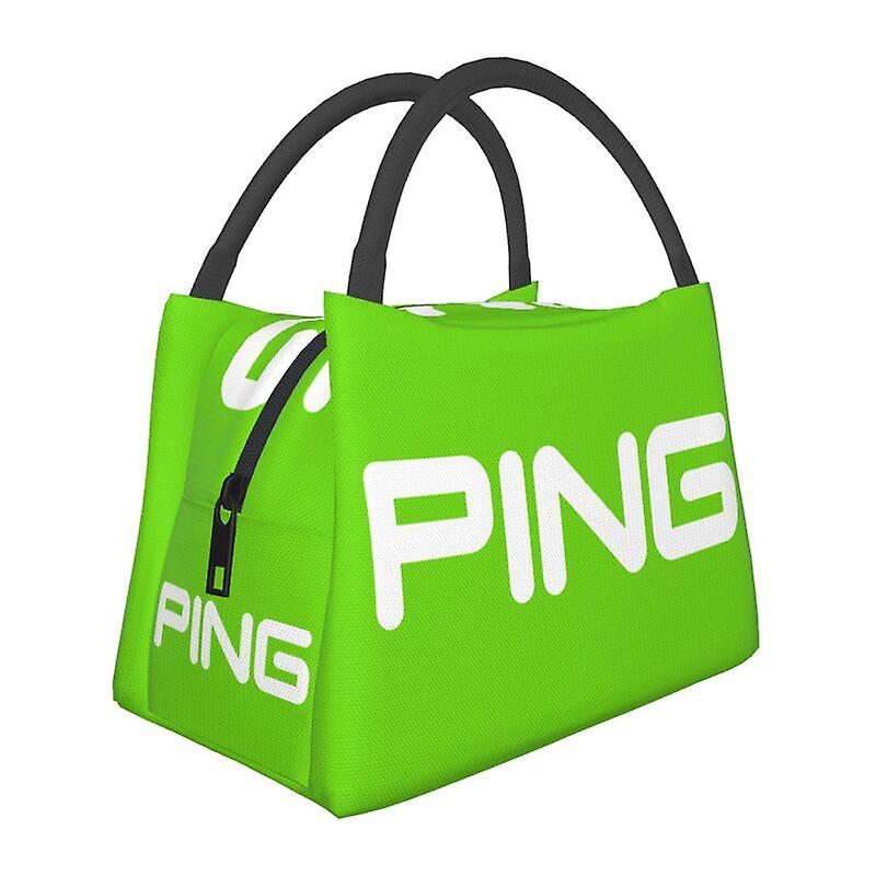Golf Logo Isolerad Matsäck För Utomhus Picknick Bärbar Kylare Termisk Lunchlåda Kvinnor