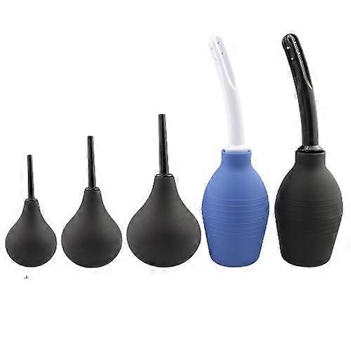 Pear Shaped Enema Rectal Shower Cleaning System From Silicone Gel