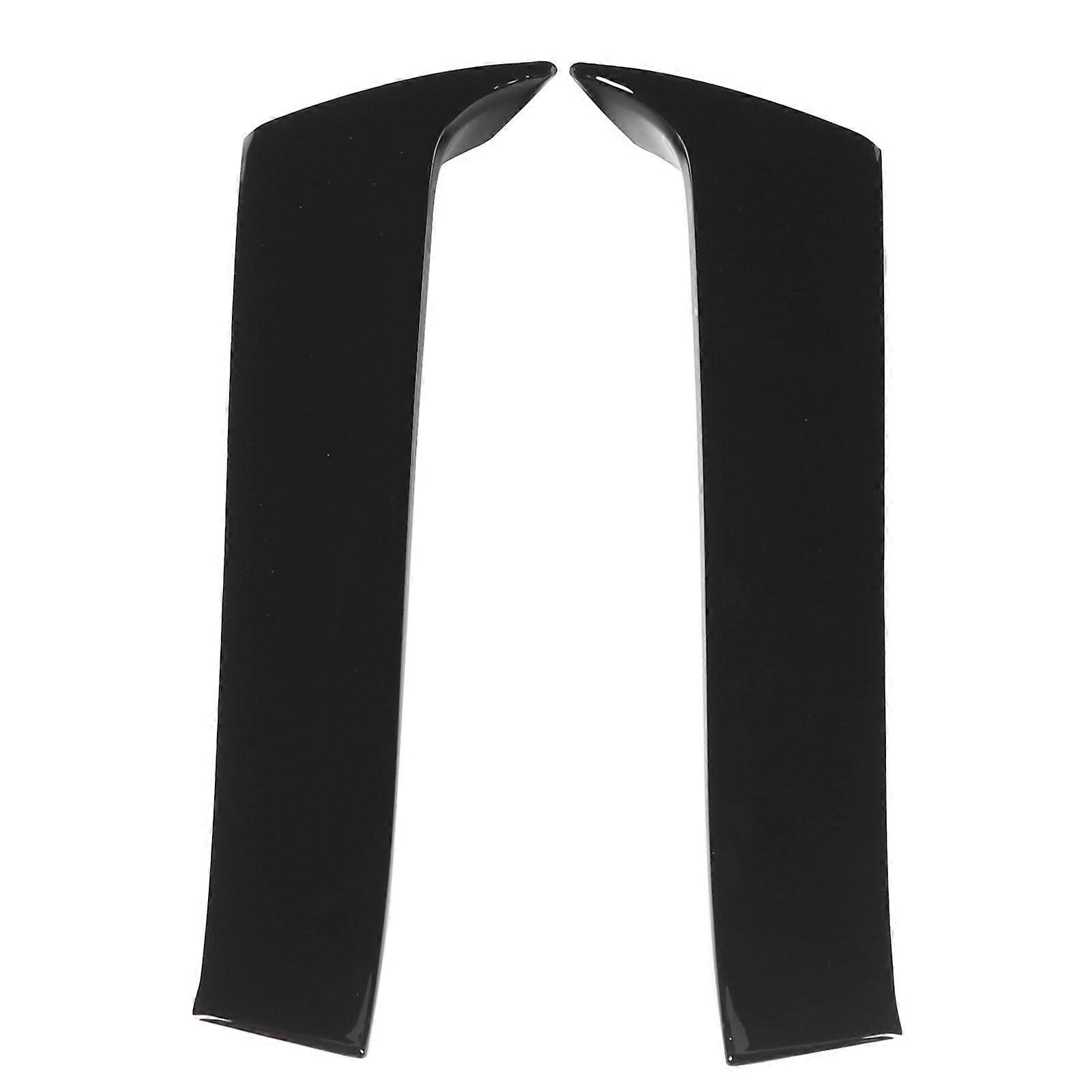 2pcs Rear Window Side Trim Gloss Black Replacement For 7 R Variant Wagen 20142017