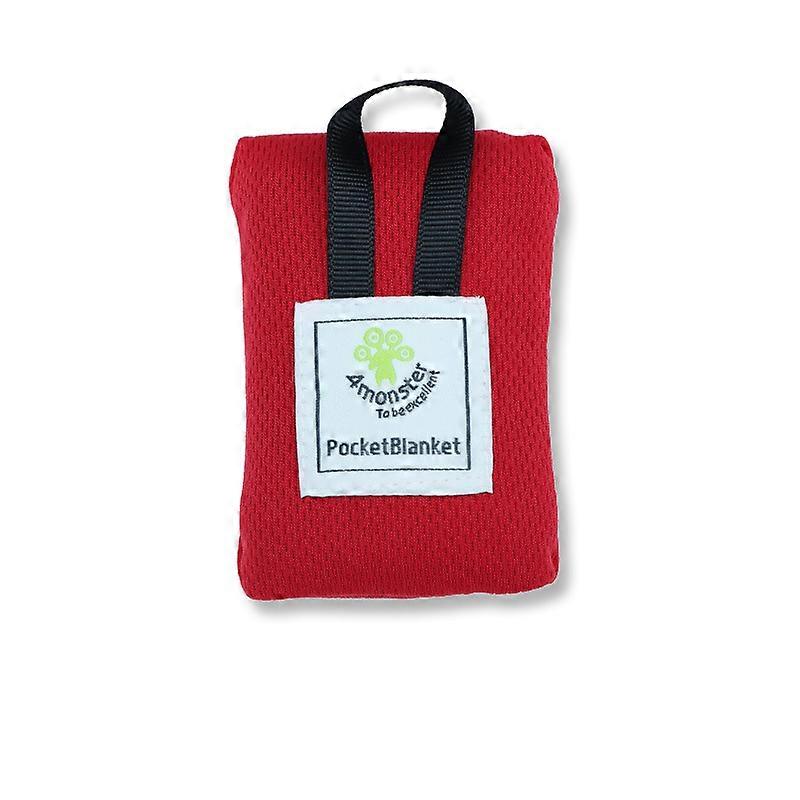 Portable Waterproof Picnic Mat for Camping and Beach - Ultra-Thin, Moisture-Proof, Sand-Proof (Red/Blue)