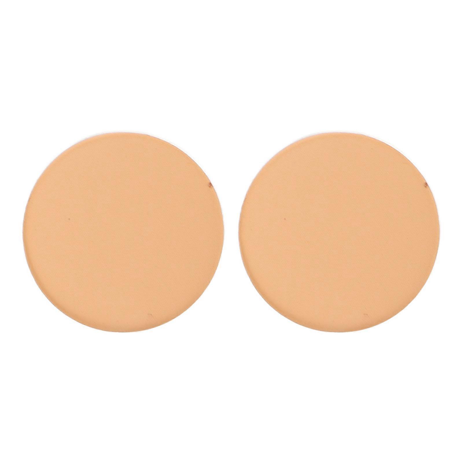 2 Pcs Makeup Bronzer Pressed Soft Portable Single Color Face Bronzer Powder For Cosplay 9