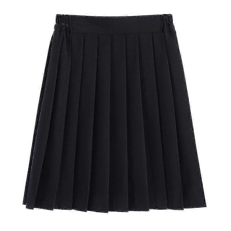 Solid Color- Cos Pleated, Jk Skirts
