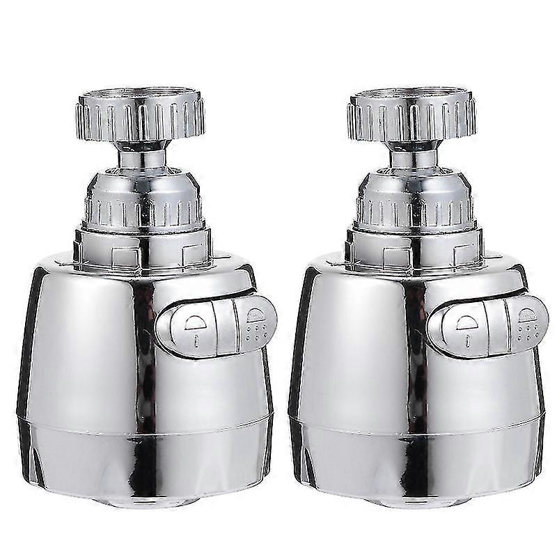 2pcs Splashproof Nozzle Rotatable Faucet Tap Extender Kitchen Diffuser Filter