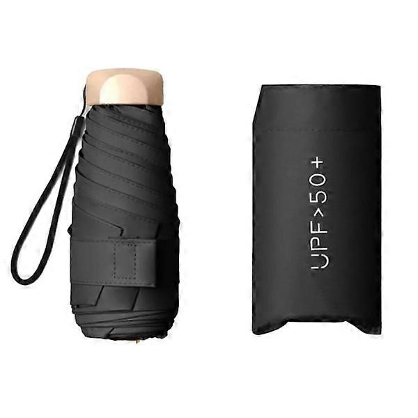 Mini ombrello con protezione UV - Nero Nero