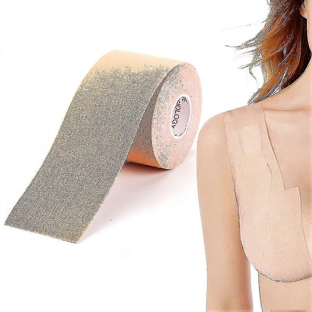 Boob Tape, Nipple Tape, Waterproof Breast Lift Tape, Elastic Comfortable Breast Tape, Strapless Adhesive Sticky