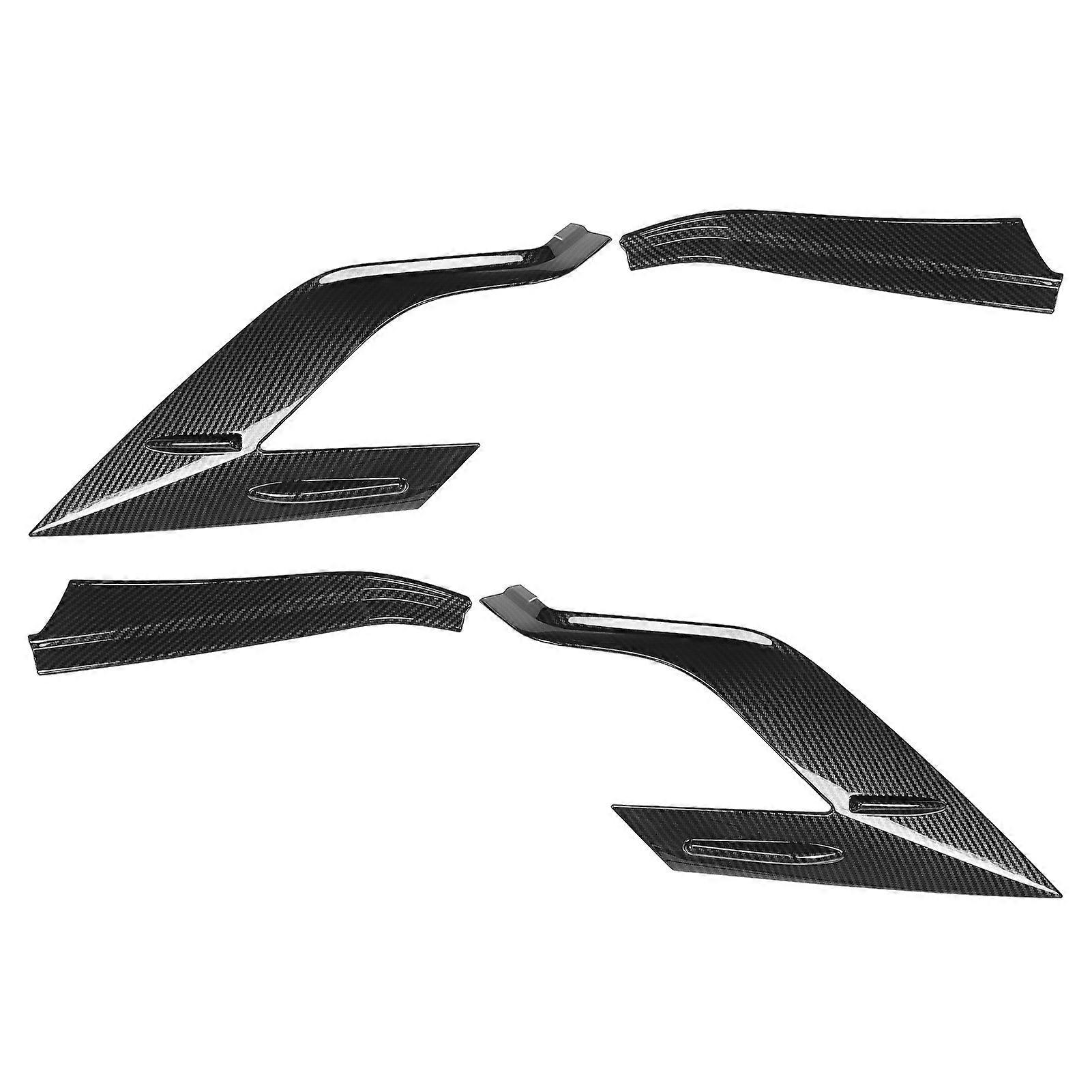 Rear Tail Light Cover Trims Carbon Fiber Style Decoration Fit for RAV4 2019-2021