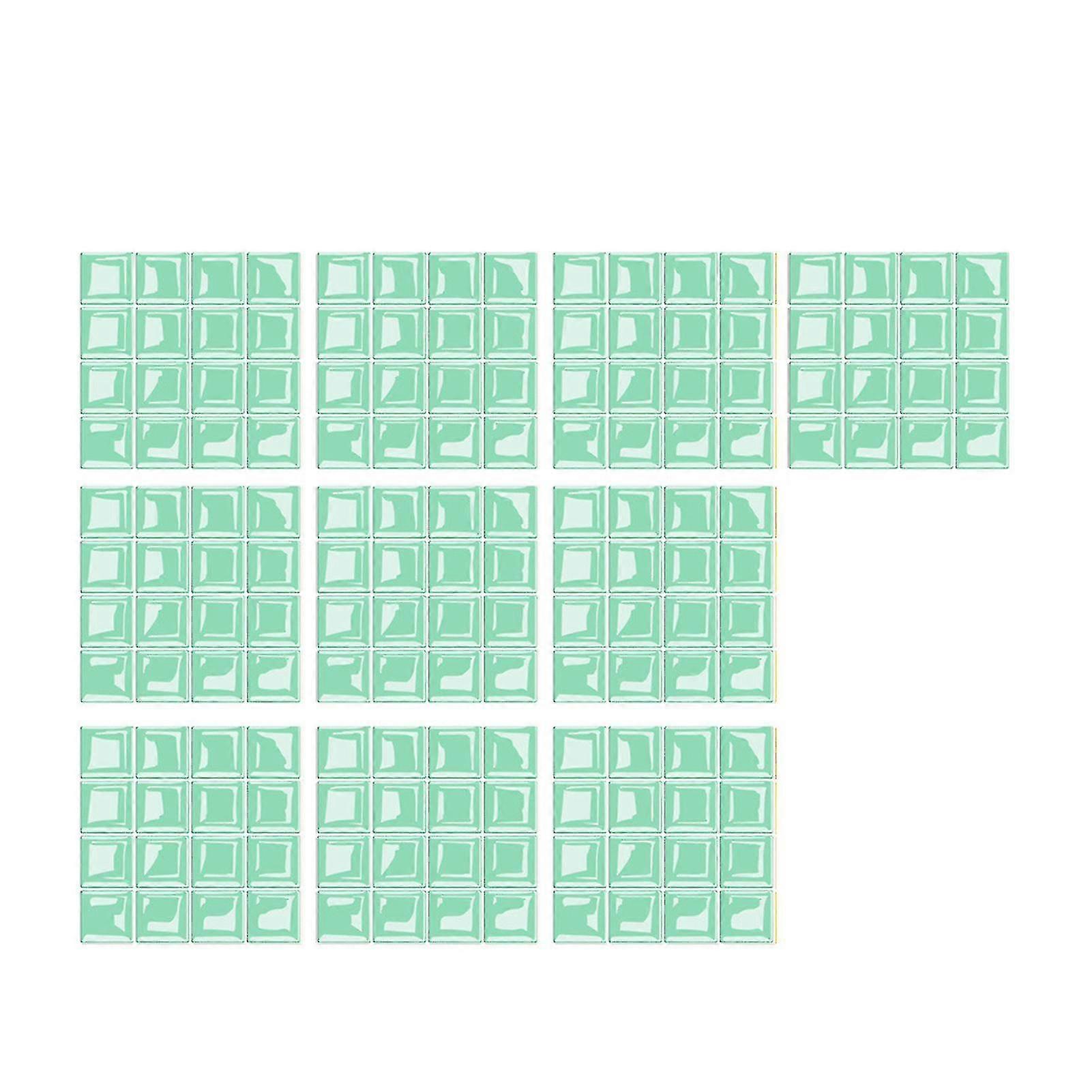 Mosaic Tile Sticker 3d Self-adhesive Removable Wall Paper Tile Diy Craft Decoration For Kitchen