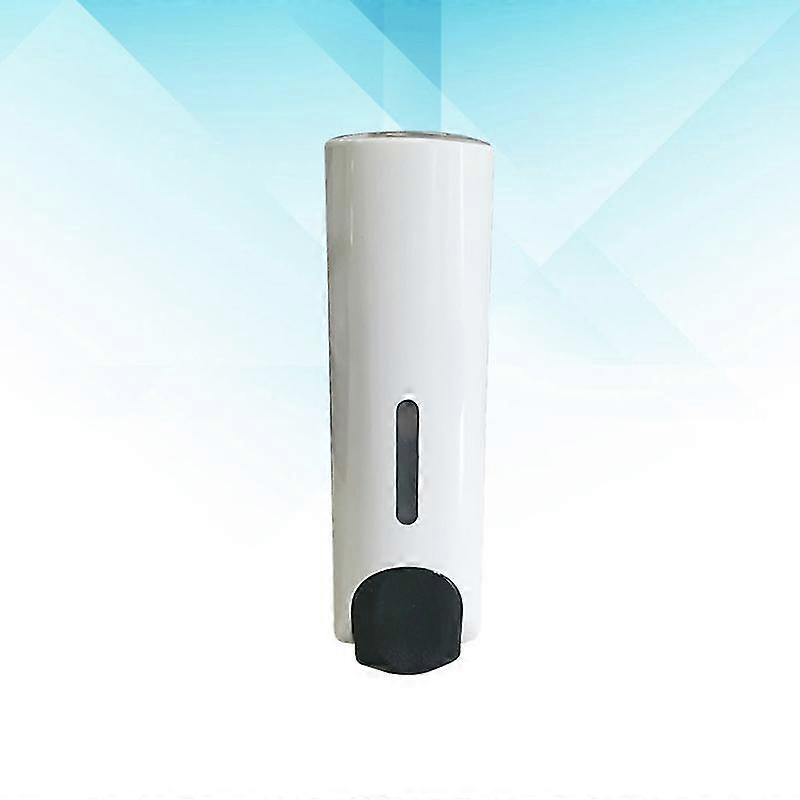 1pc 350ml Wall-Mounted Push Type Liquid Soap Bottle Plastic Refillable Shampoo Liquid Soap Container Dispenser