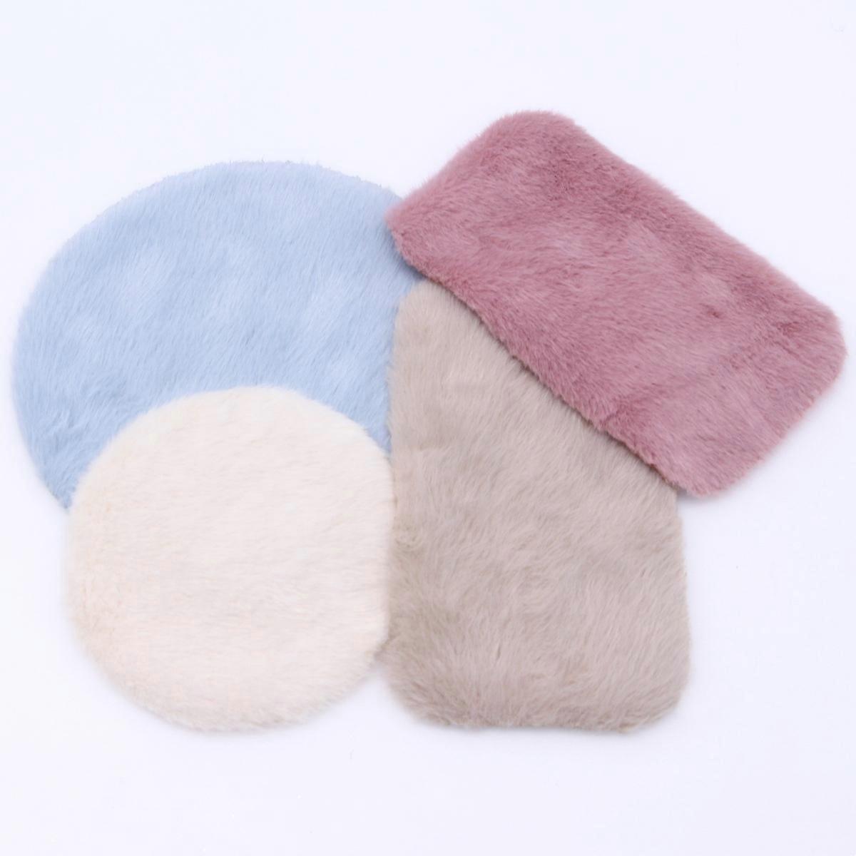 1PcドールハウスミニぬいぐるみカーペットベッドサイドブランケットOb11モデル小さな布人形シミュレーションミニチュアフロアマット家の装飾アクセサリー