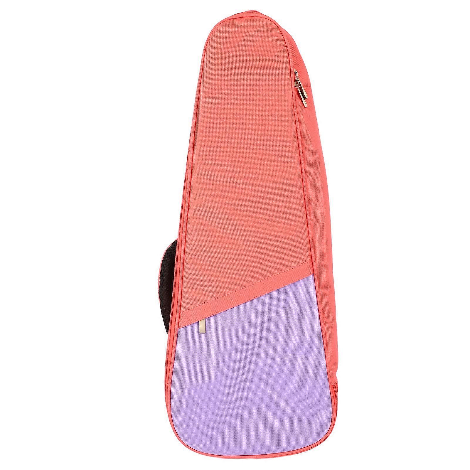 26 polegadas 27 polegadas Ukulele Caso Bolsa Colorido Esponja Pesada Estofamento Impermeável Alça de Ombro Gig Bolsa Rosa