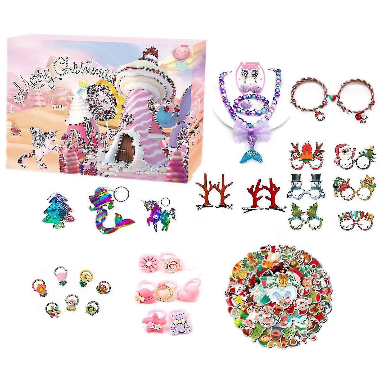 36/88pcs Advent Calendar, αντίστροφη μέτρηση 2023 για παιδιά, 24 Box Haoyi