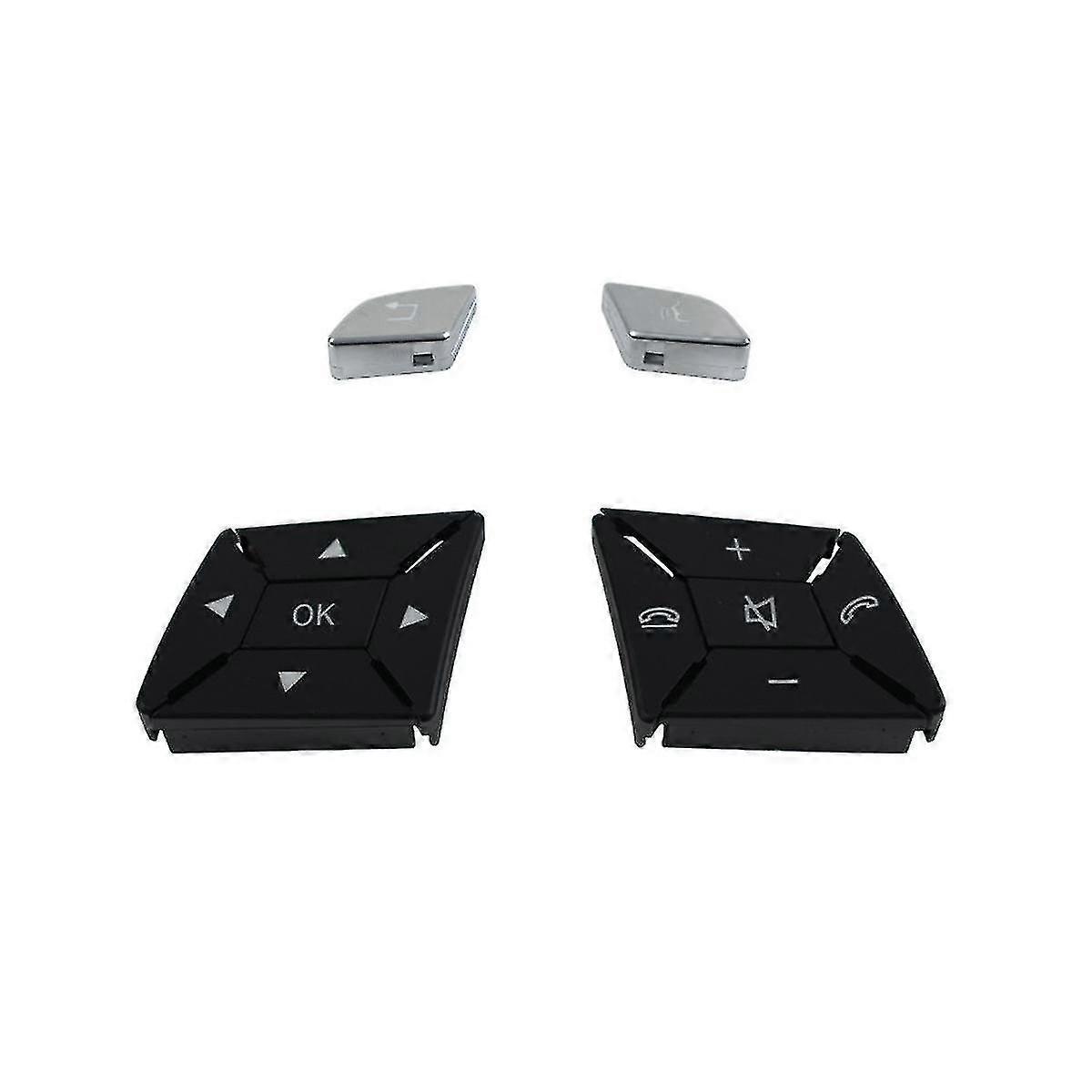 W204 W212 W218 Car Steering Wheel Control Switch Button Cover Volume For C E A Class W156 W246 ,sil