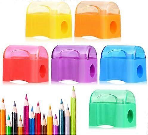 (Assorted (144 Sharpeners)) Bulk Miniature Plastic Pencil Sharpener Colors Assortment School Classroom