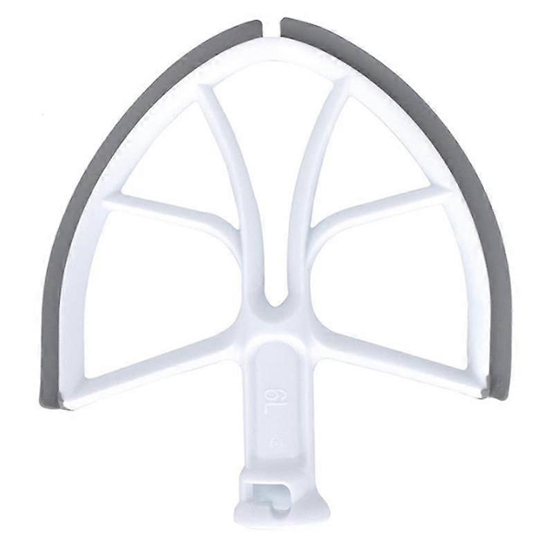 Flex Edge Beater Flat Beater Paddle with Silicone Edges Spare Replacement Parts for 6QT Bowl Lift S