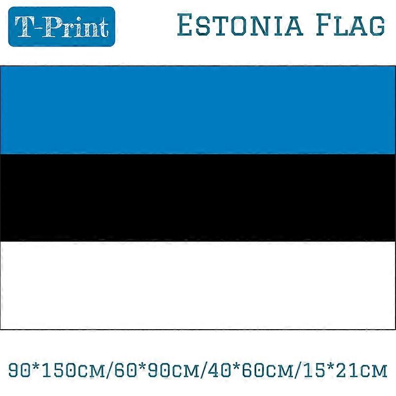 90*150cm/60*90cm Polyester Estonia Flag For National Day  Event Office Home decoration banners and flags decoration