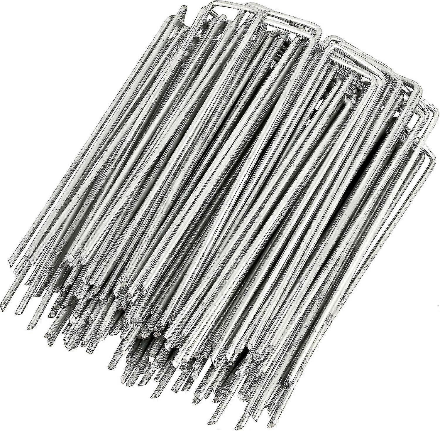 Anti Ground Anchors For Weed Fleece, Pegs Made Of Galvanized Steel In A Set For Fastening Weed Fleece, Weed Foil, Or For Camping